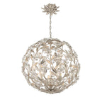 Crystorama MSL-316-SA Antique Silver Marselle 6 Light Antique Silver Pendant Image 4