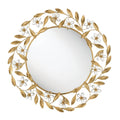 Crystorama MSL-M030-GA Antique Gold Marselle 30'' Antique Gold Mirror Image 1