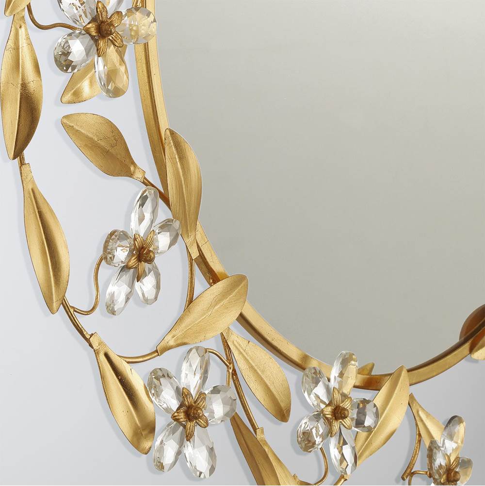 Crystorama MSL-M030-GA Antique Gold Marselle 30'' Antique Gold Mirror Image 4