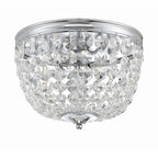 Crystorama NOL-312-CH-CL-MWP Polished Chrome Nola 2 Light Polished Chrome Ceiling Mount Image 5