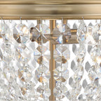 Crystorama NOL-312-VG-CL-MWP Vibrant Gold Nola 2 Light Vibrant Gold Ceiling Mount Image 3