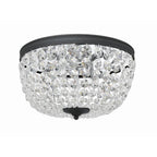 Crystorama NOL-314-BF-CL-MWP Black Forged Nola 3 Light Black Forged Ceiling Mount Image 6