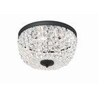Crystorama NOL-314-BF-CL-MWP Black Forged Nola 3 Light Black Forged Ceiling Mount Image 5