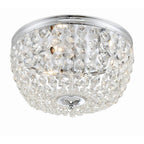Crystorama NOL-314-CH-CL-MWP Polished Chrome Nola 3 Light Polished Chrome Ceiling Mount Image 4