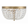 Crystorama NOL-314-VG-CL-MWP Vibrant Gold Nola 3 Light Vibrant Gold Ceiling Mount Image 1