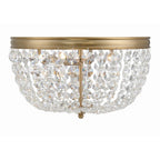 Crystorama NOL-314-VG-CL-MWP Vibrant Gold Nola 3 Light Vibrant Gold Ceiling Mount Image 1