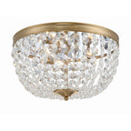 Crystorama NOL-314-VG-CL-MWP Vibrant Gold Nola 3 Light Vibrant Gold Ceiling Mount Image 4