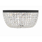 Crystorama NOL-320-BF-CL-MWP Black Forged Nola 5 Light Black Forged Ceiling Mount Image 1