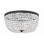 Crystorama NOL-320-BF-CL-MWP Black Forged Nola 5 Light Black Forged Ceiling Mount Image 5