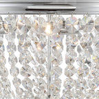 Crystorama NOL-320-CH-CL-MWP Polished Chrome Nola 5 Light Polished Chrome Ceiling Mount Image 3