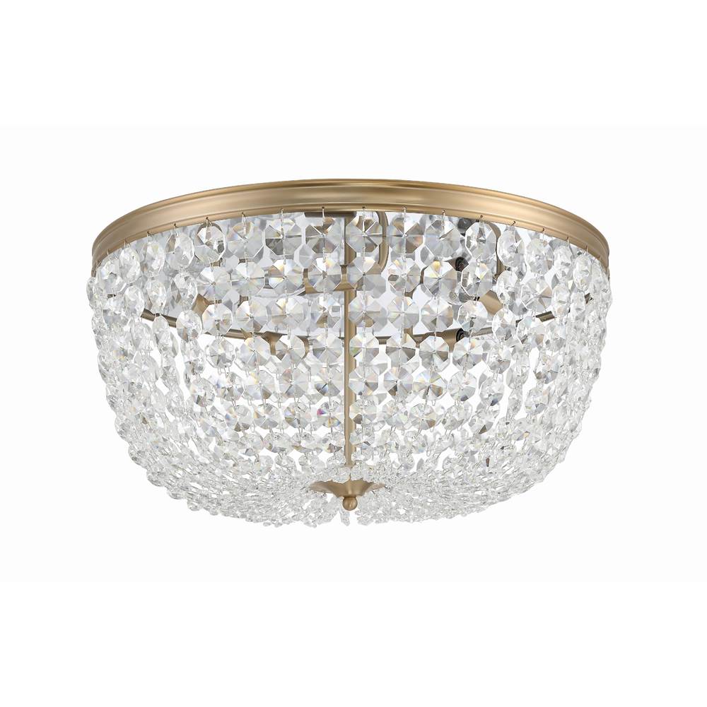 Crystorama NOL-320-VG-CL-MWP Vibrant Gold Nola 5 Light Vibrant Gold Ceiling Mount Image 5