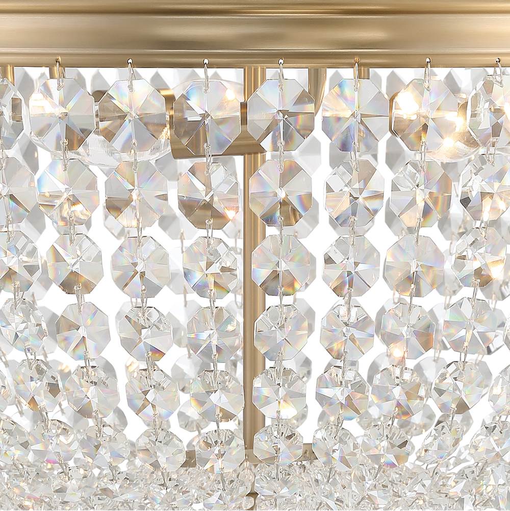 Crystorama NOL-320-VG-CL-MWP Vibrant Gold Nola 5 Light Vibrant Gold Ceiling Mount Image 3