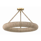 Crystorama OAK-7536-SG_CEILING Soft Gold Oakley 6 Light Soft Gold Semi Flush Mount Image 1