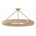 Crystorama OAK-7538-SG_CEILING Soft Gold Oakley 8 Light Soft Gold Semi Flush Mount Image 1
