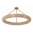 Crystorama Oakley 8 Light Soft Gold Semi Flush Mount