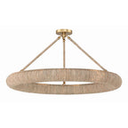 Crystorama OAK-7538-SG_CEILING Soft Gold Oakley 8 Light Soft Gold Semi Flush Mount Image 2