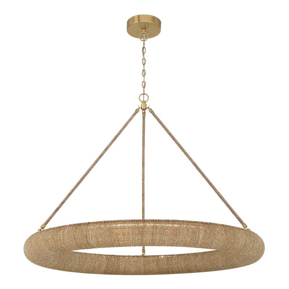 Crystorama OAK-7539-SG Soft Gold Oakley 48'' Integrated Led Soft Gold Chandelier Image 1
