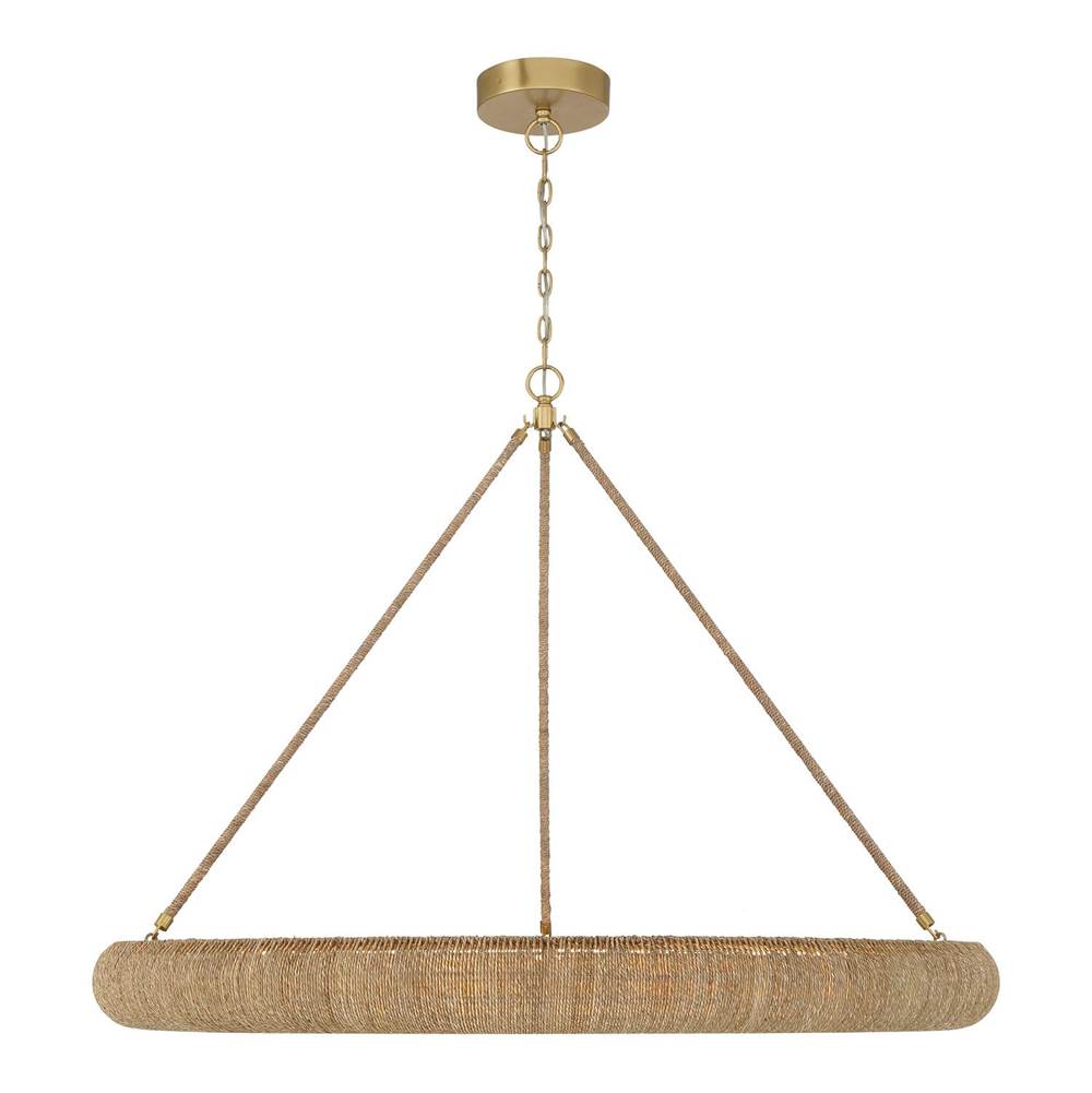 Crystorama OAK-7539-SG Soft Gold Oakley 48'' Integrated Led Soft Gold Chandelier Image 6