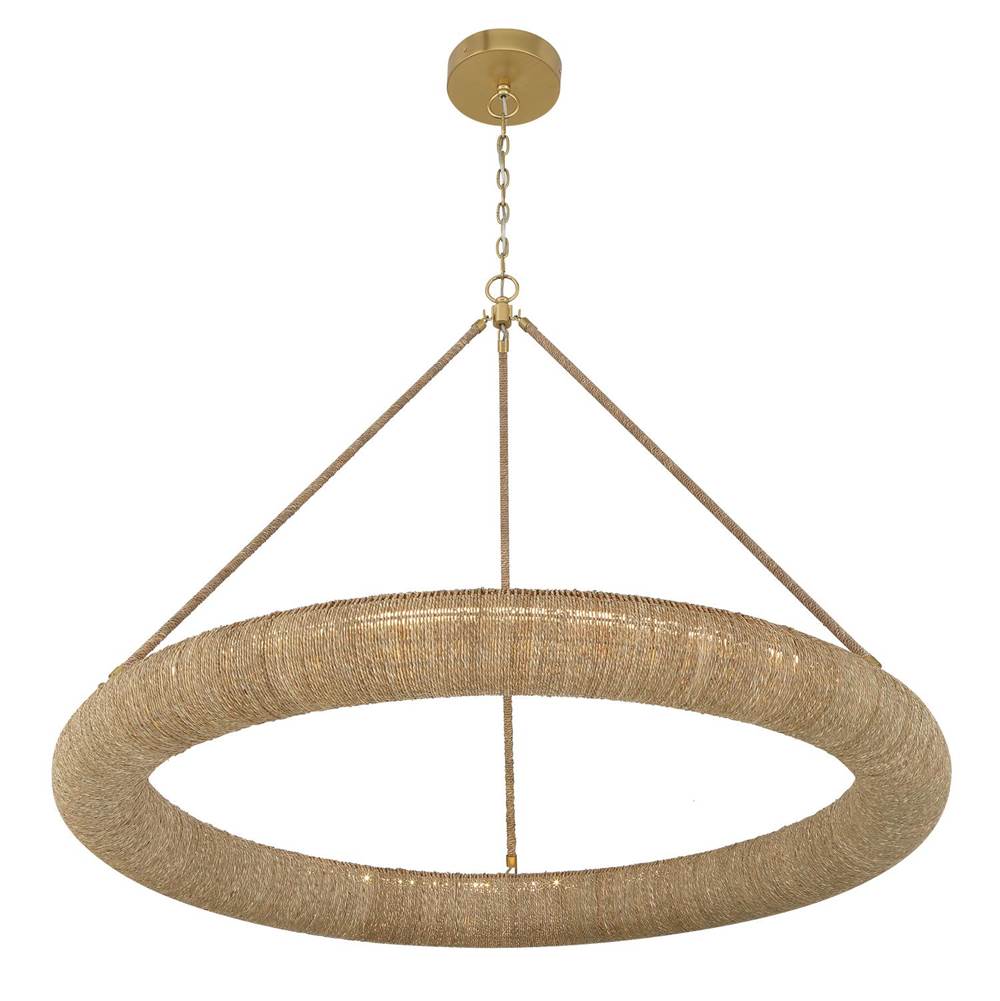 Crystorama OAK-7539-SG Soft Gold Oakley 48'' Integrated Led Soft Gold Chandelier Image 5