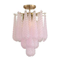 Crystorama OLL-6004-AG-BH_CEILING Aged Brass Ollie 4 Light Aged Brass Semi Flush Mount Image 1