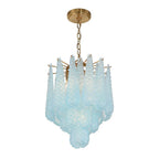 Crystorama OLL-6004-AG-BL Aged Brass Ollie 4 Light Aged Brass Pendant Image 5