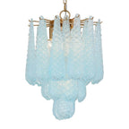 Crystorama OLL-6004-AG-BL Aged Brass Ollie 4 Light Aged Brass Pendant Image 4