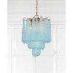 Crystorama OLL-6004-AG-BL Aged Brass Ollie 4 Light Aged Brass Pendant Image 2