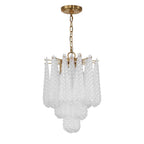 Crystorama Ollie 4 Light Aged Brass Pendant