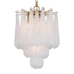 Crystorama OLL-6004-AG-CL Aged Brass Ollie 4 Light Aged Brass Pendant Image 4