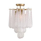 Crystorama OLL-6004-AG-CL_CEILING Aged Brass Ollie 4 Light Aged Brass Semi Flush Mount Image 6