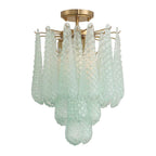 Crystorama OLL-6004-AG-GR_CEILING Aged Brass Ollie 4 Light Aged Brass Semi Flush Mount Image 1