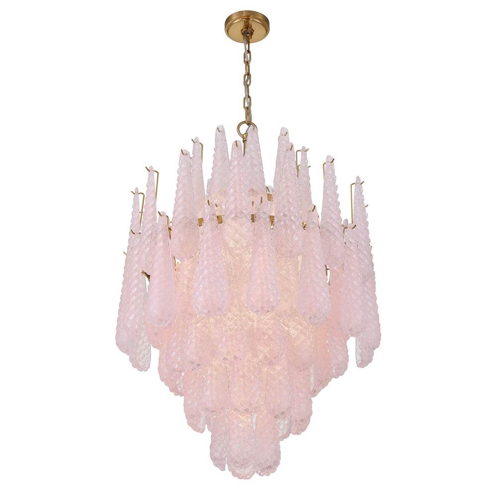 Crystorama OLL-6006-AG-BH Aged Brass Ollie 16 Light Aged Brass Chandelier Image 5