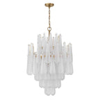 Crystorama Ollie 16 Light Aged Brass Chandelier