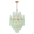 Crystorama OLL-6006-AG-GR Aged Brass Ollie 16 Light Aged Brass Chandelier Image 1