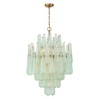 Crystorama OLL-6006-AG-GR Aged Brass Ollie 16 Light Aged Brass Chandelier Image 1