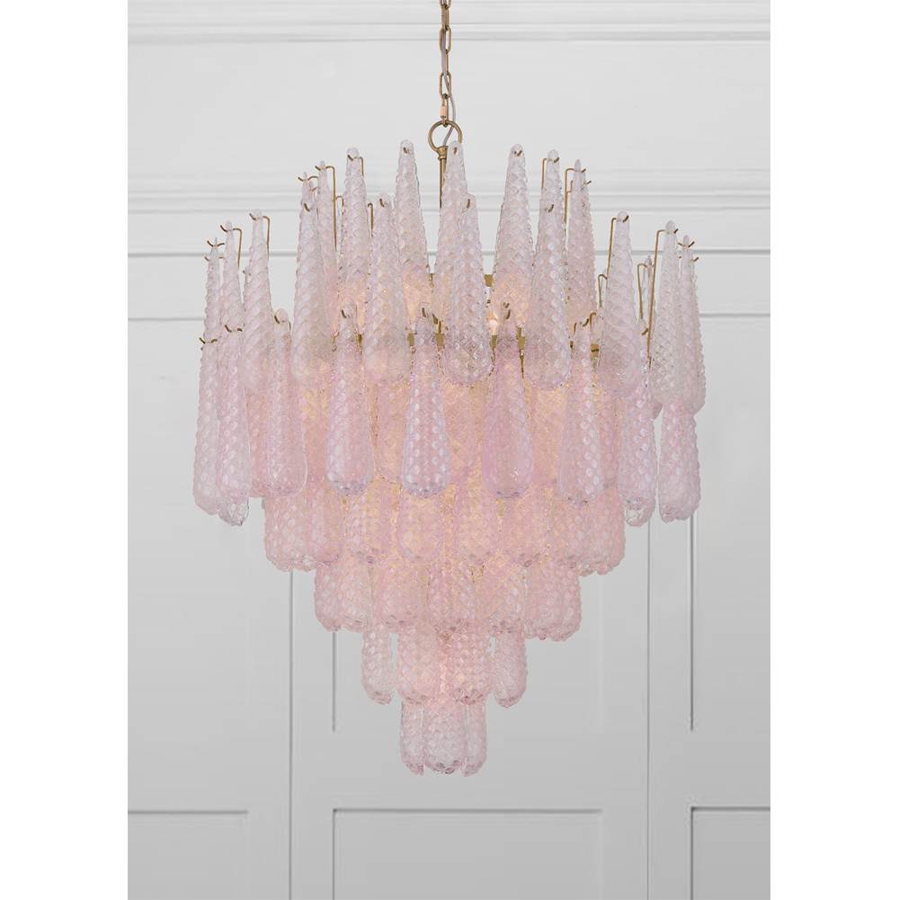 Crystorama OLL-6008-AG-BH Aged Brass Ollie 21 Light Aged Brass Chandelier Image 2
