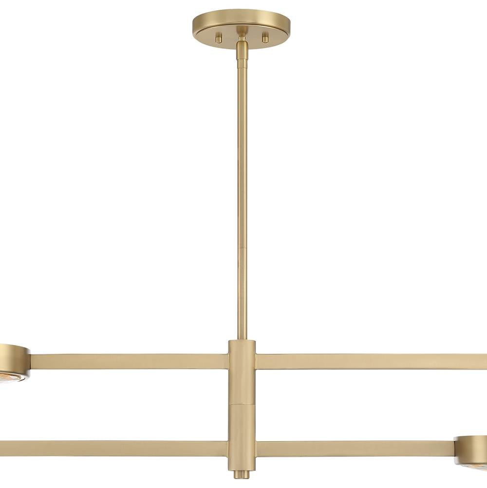 Crystorama ORS-734-MG Modern Gold Orson 4 Light Modern Gold Chandelier Image 3