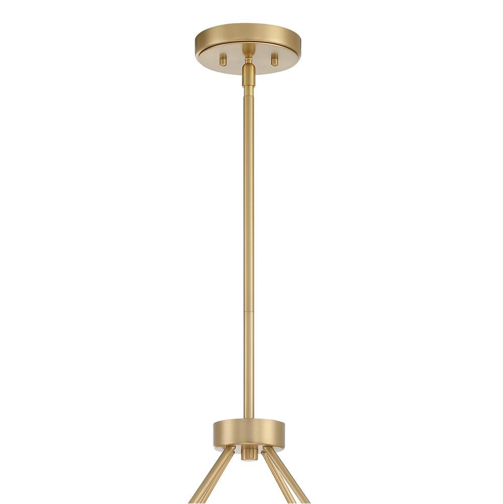 Crystorama ORS-738-MG Modern Gold Orson 8 Light Modern Gold Pendant Image 4