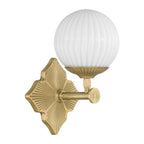 Crystorama Orly 7.5'' Aged Brass Sconce