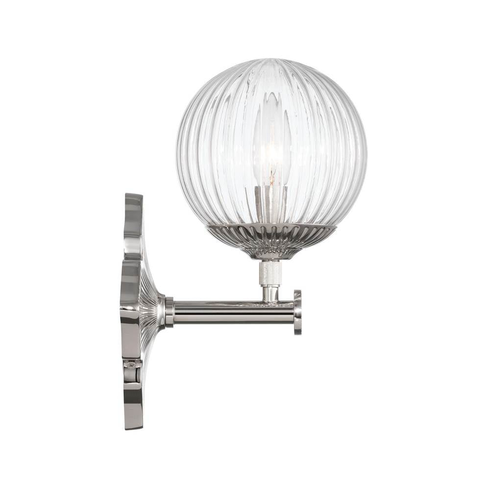 Crystorama ORY-1001-PN-CL Polished Nickel Orly 7.5'' Polished Nickel Sconce Image 5