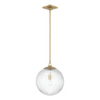 Crystorama ORY-1007-AG-CL Aged Brass Orly 14'' Aged Brass Pendant Image 6