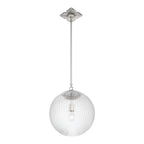 Crystorama ORY-1007-PN-CL Polished Nickel Orly 14'' Polished Nickel Pendant Image 5