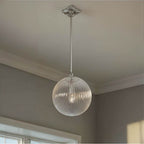 Crystorama ORY-1007-PN-CL Polished Nickel Orly 14'' Polished Nickel Pendant Image 3