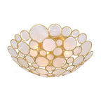 Crystorama PAL-524-GA Antique Gold Palla 16'' Antique Gold Semi Flush Mount Image 5