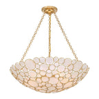 Crystorama PAL-525-GA Antique Gold Palla 24.5'' Antique Gold Chandelier Image 1