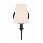 Crystorama PAY-921-BF Black Forged Payton 1 Light Black Forged Wall Mount Image 5