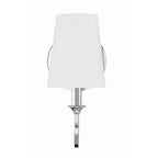 Crystorama PAY-921-CH Polished Chrome Payton 1 Light Polished Chrome Wall Mount Image 4