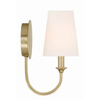 Crystorama Payton 1 Light Black Forged Wall Mount