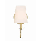Crystorama PAY-921-VG Vibrant Gold Payton 1 Light Vibrant Gold Wall Mount Image 5