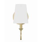 Crystorama PAY-921-VG Vibrant Gold Payton 1 Light Vibrant Gold Wall Mount Image 4
